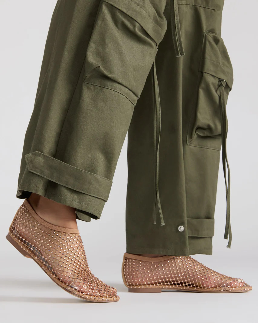 MINO Blush Rhinestones Women's Flat | Steve Madden (US)