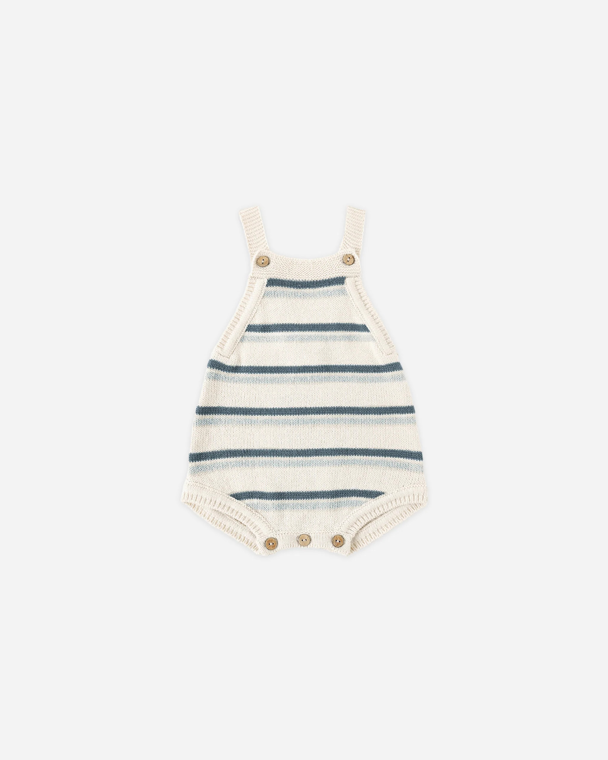 Tatum Romper Ocean Stripe | Rylee + Cru