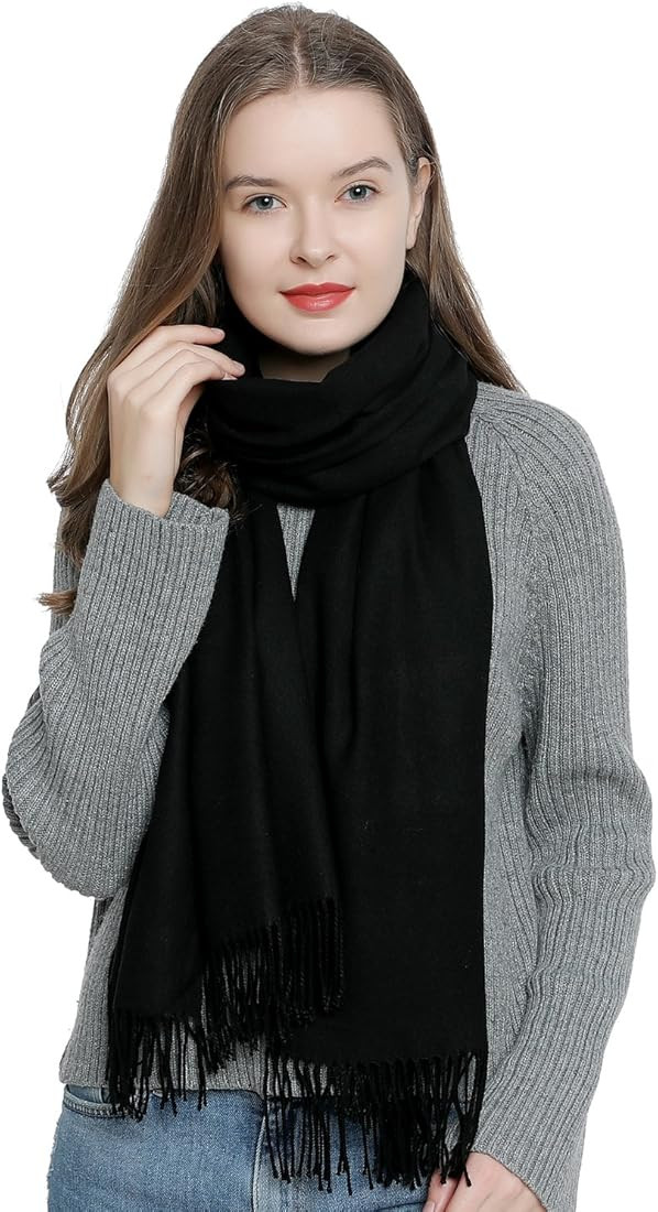 Women's Scarf, Plain, Soft, 185 x 65 cm | Amazon (DE)