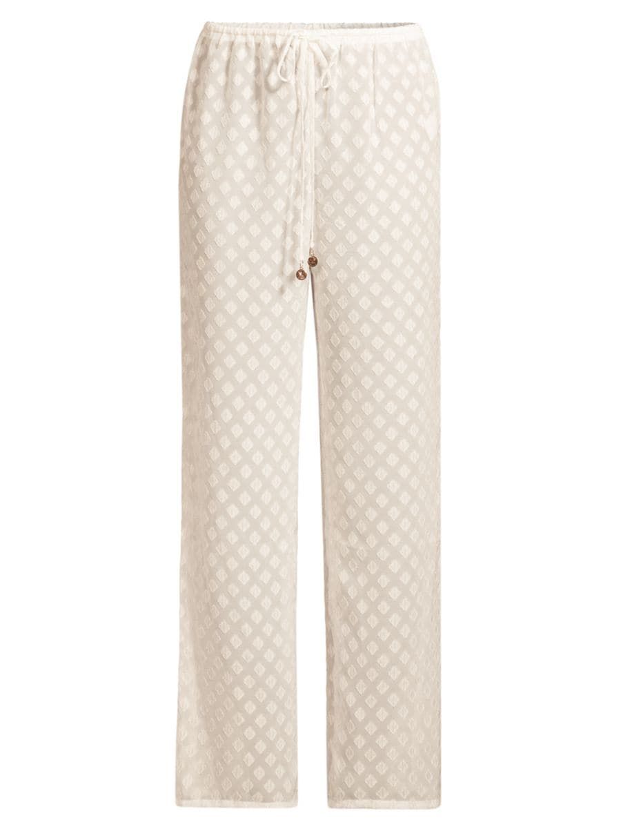 Resort Diamond Jacquard Pants | Saks Fifth Avenue