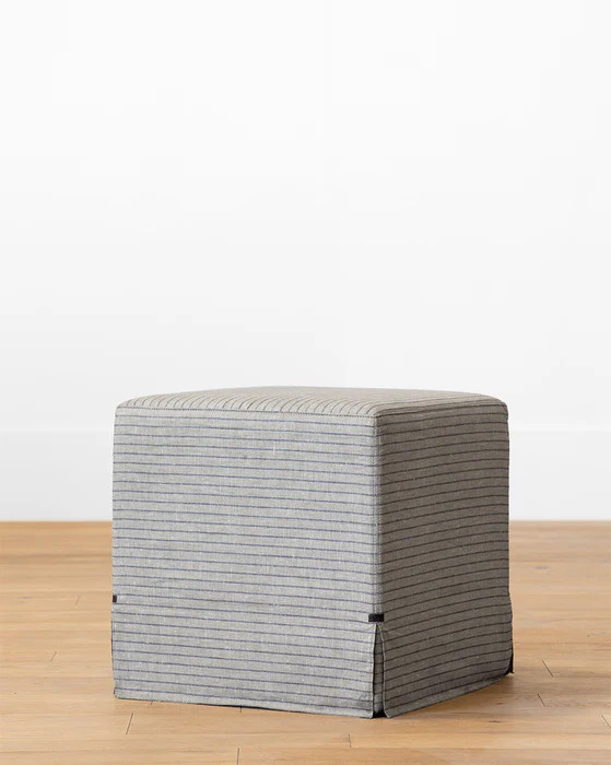 Sophie Slipcover Ottoman | McGee & Co.