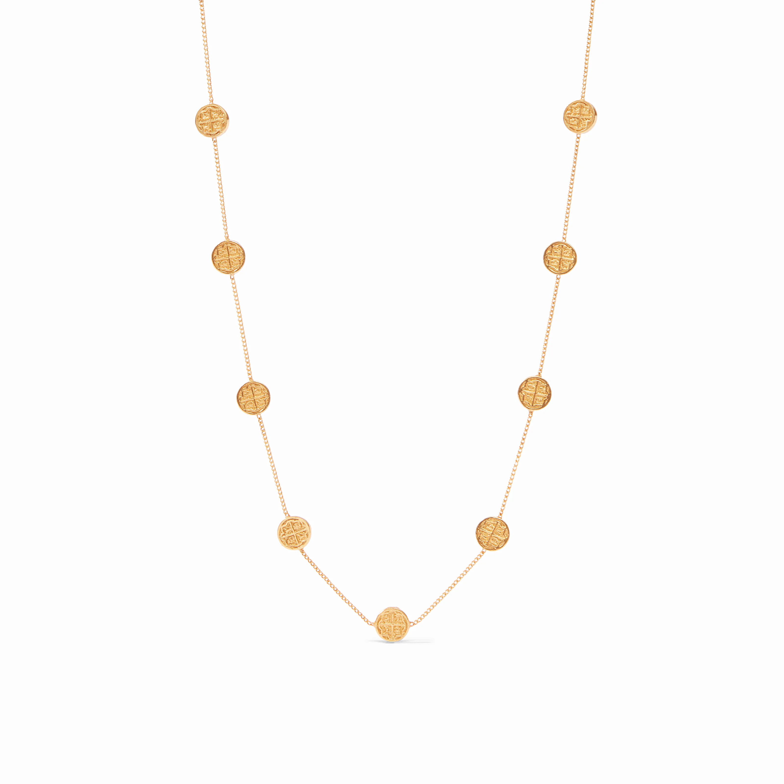 Valencia Gold Delicate Station Necklace | Julie Vos | Julie Vos