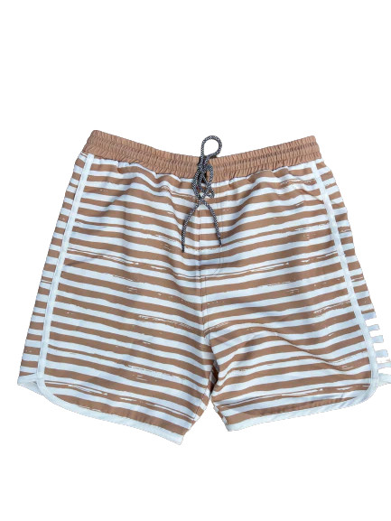 Mens Sunset Beach Boardshorts- Salty Daze Stripes | LainSnow