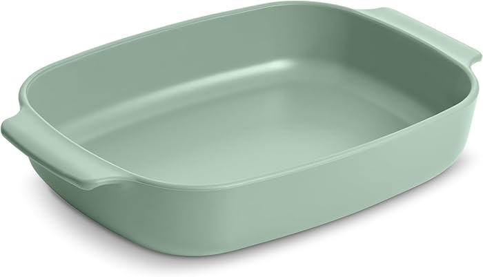 Non-Stick Ceramic Coated Glass 13x9 Baking Pan | Naturally Slick Ceramic Coating | No PTFE, PFOA,... | Amazon (US)
