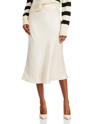 Satin Midi Slip Skirt - Exclusive | Bloomingdale's (US)