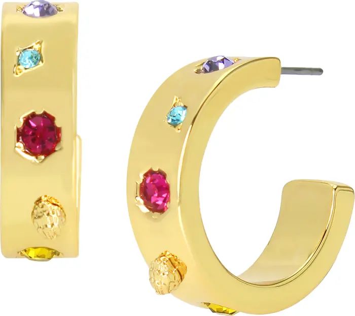 Multicolor Crystal Hoop Earrings | Nordstrom