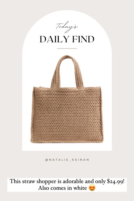 H&M straw shopper only $24.99!! 

#LTKunder50 #LTKswim #LTKFind