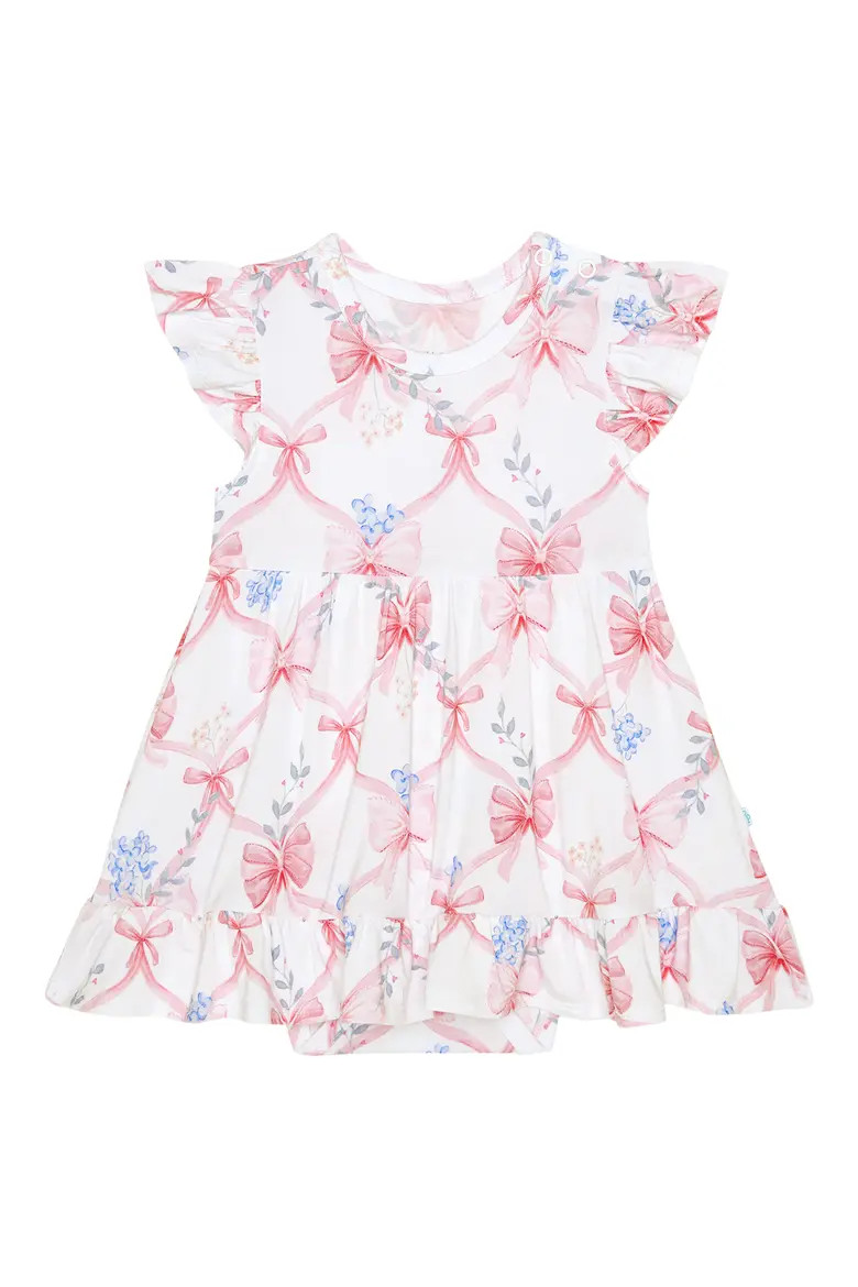 Cap Sleeve Ruffle Bodysuit Dress (Women) | Nordstrom | Nordstrom