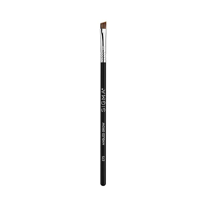 Sigma Beauty E75 Angled Brow Makeup Brush - Angled Brow Brush for Gel or Powder Products - Define... | Amazon (US)