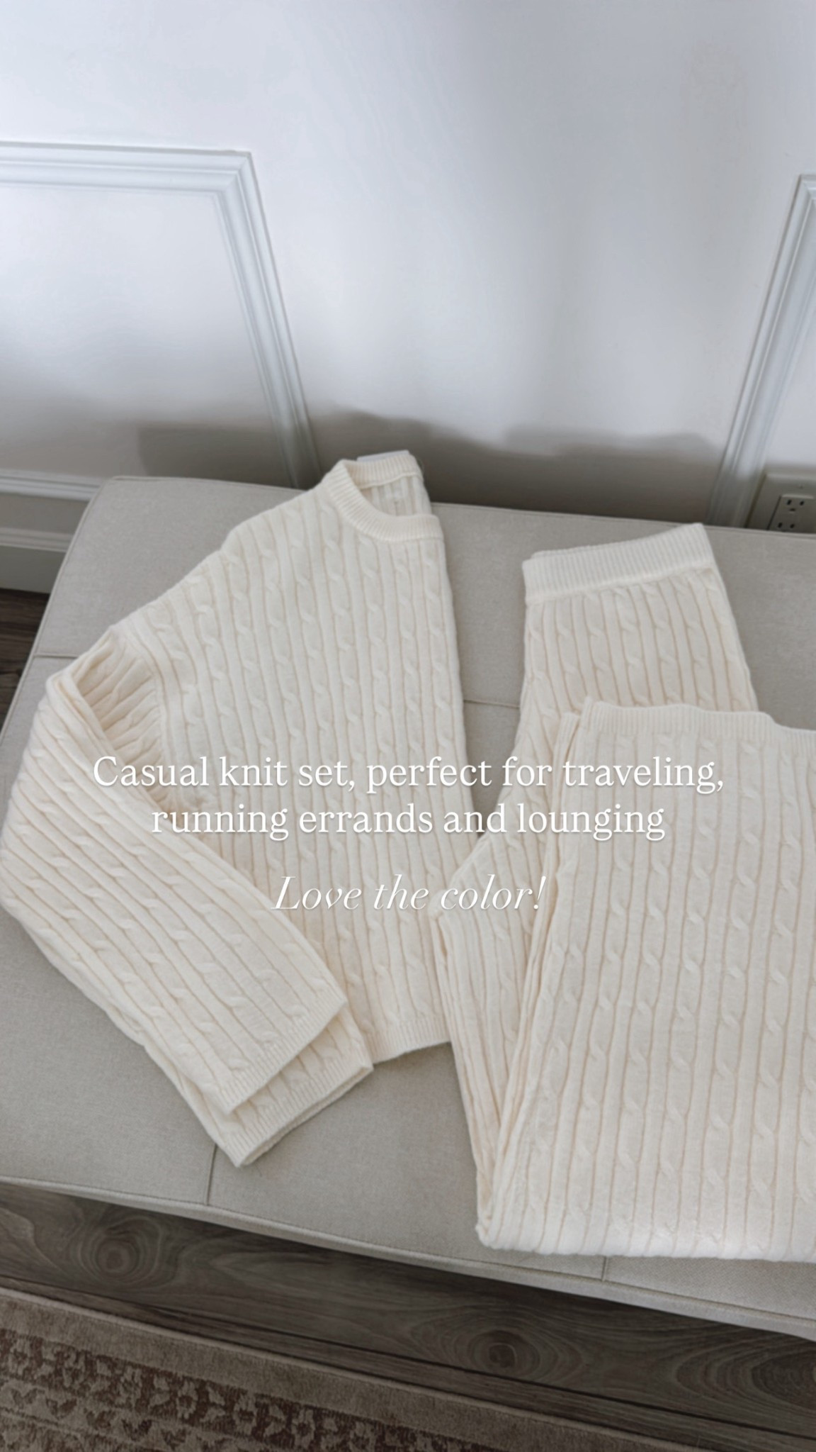 Casual knit set perfect for traveling, running errands, and lounging. Love the color! 

#LTKU #LTKStyleTip #LTKSeasonal