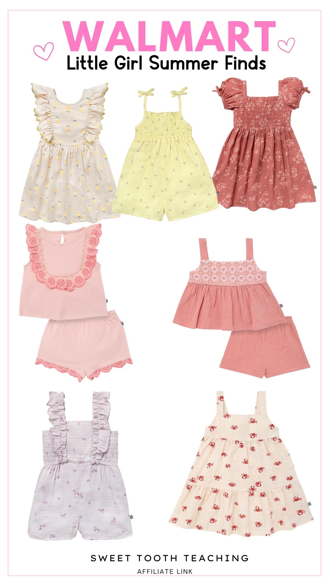 Walmart little girl summer outfits 

#LTKKids