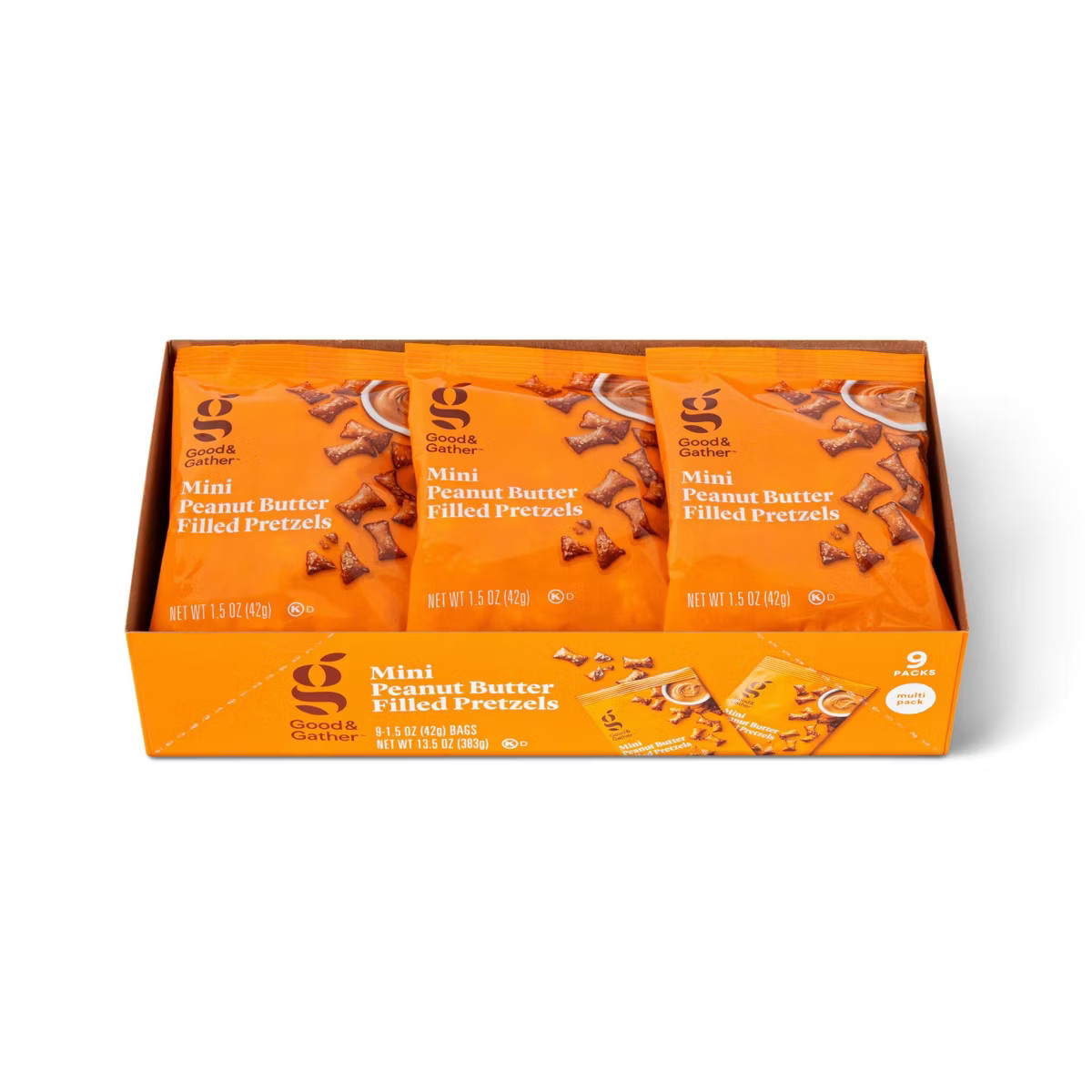 Mini Peanut Butter Filled Pretzels - 9ct - Good & Gather™ | Target