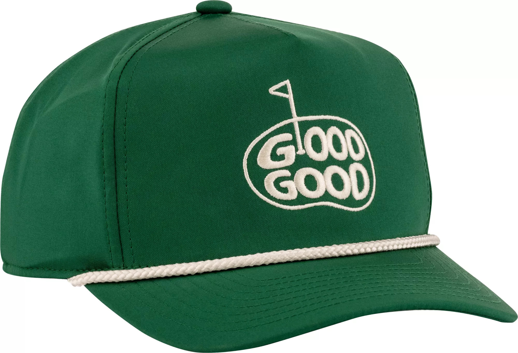 Good Good Golf Men's Over There Golf Rope Hat, Green/Cream | Golf Galaxy