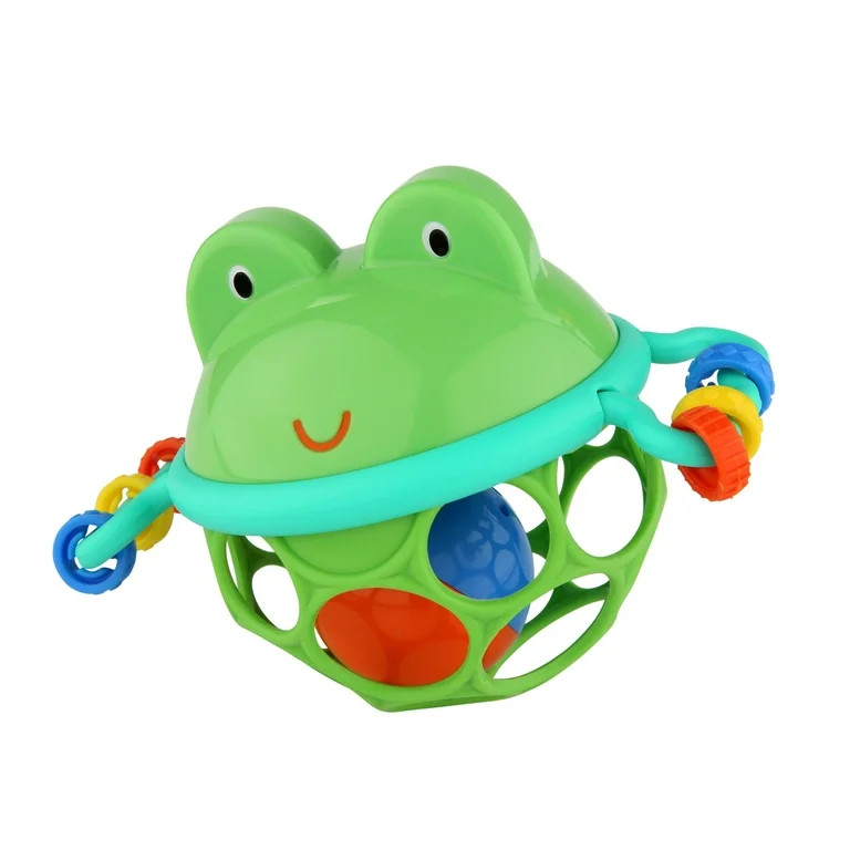 Oball Easy Grasp Jingle & Shake Pal BPA-Free Infant Toy Rattle, Green, Unisex, Ages 0 Months + | Walmart (US)