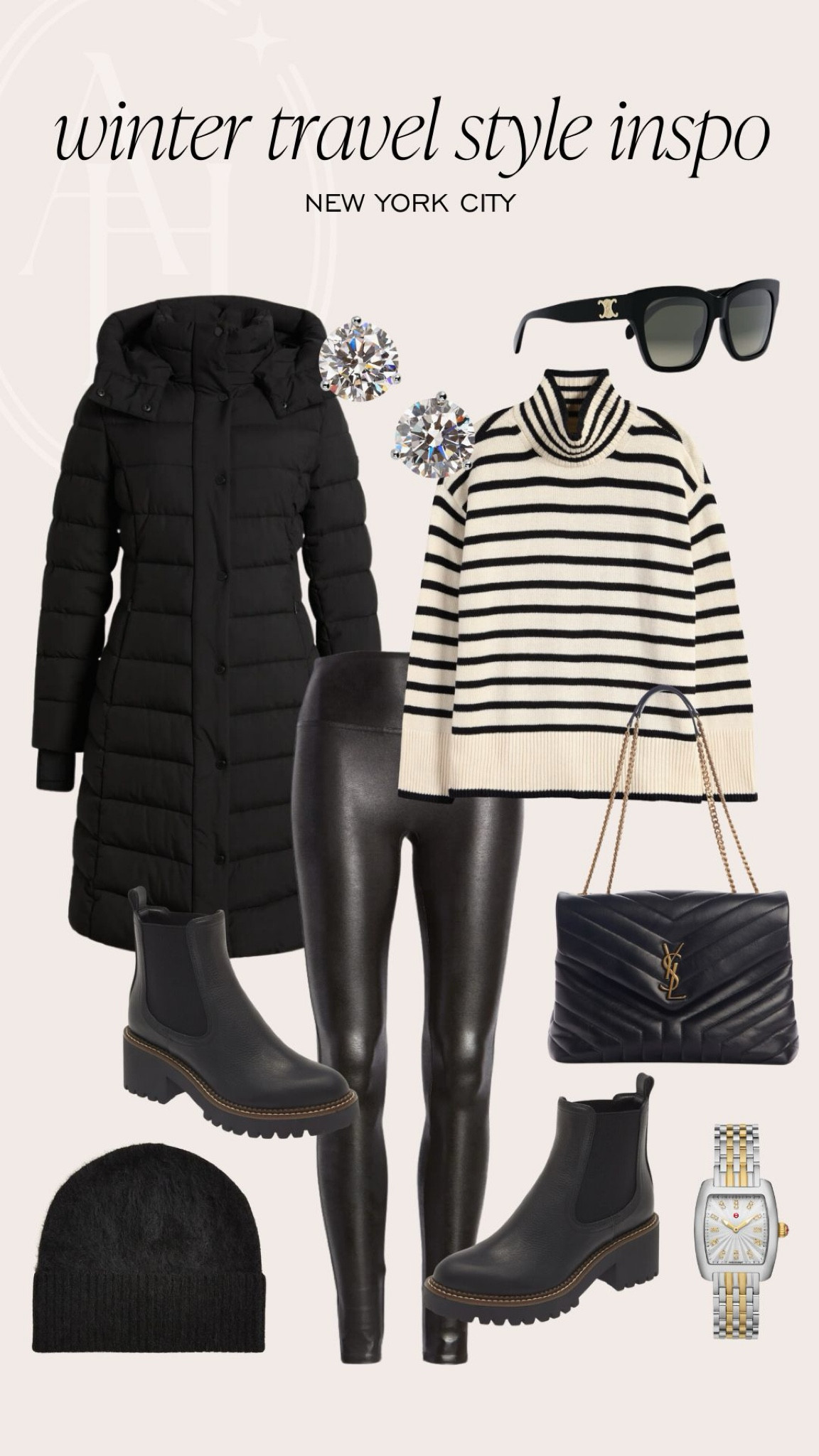 Winter travel inspo: New York City. I love these Spanx faux leather leggings and oversized turtleneck for sight seeing in the city. 

#LTKStyleTip #LTKSeasonal #LTKTravel