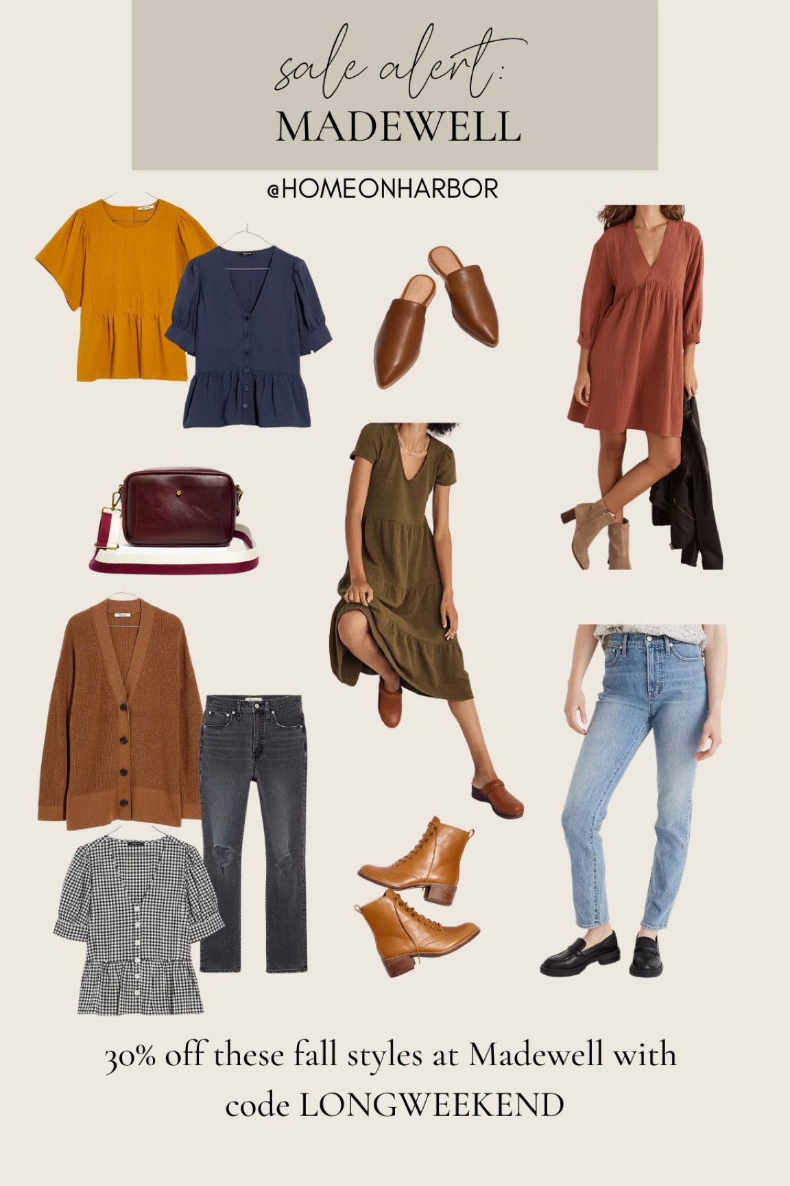 Madewell is 30% off these fall favorites! Dresses, sweaters, denim, purses, shoes, tops. 

#LTKsalealert #LTKSeasonal