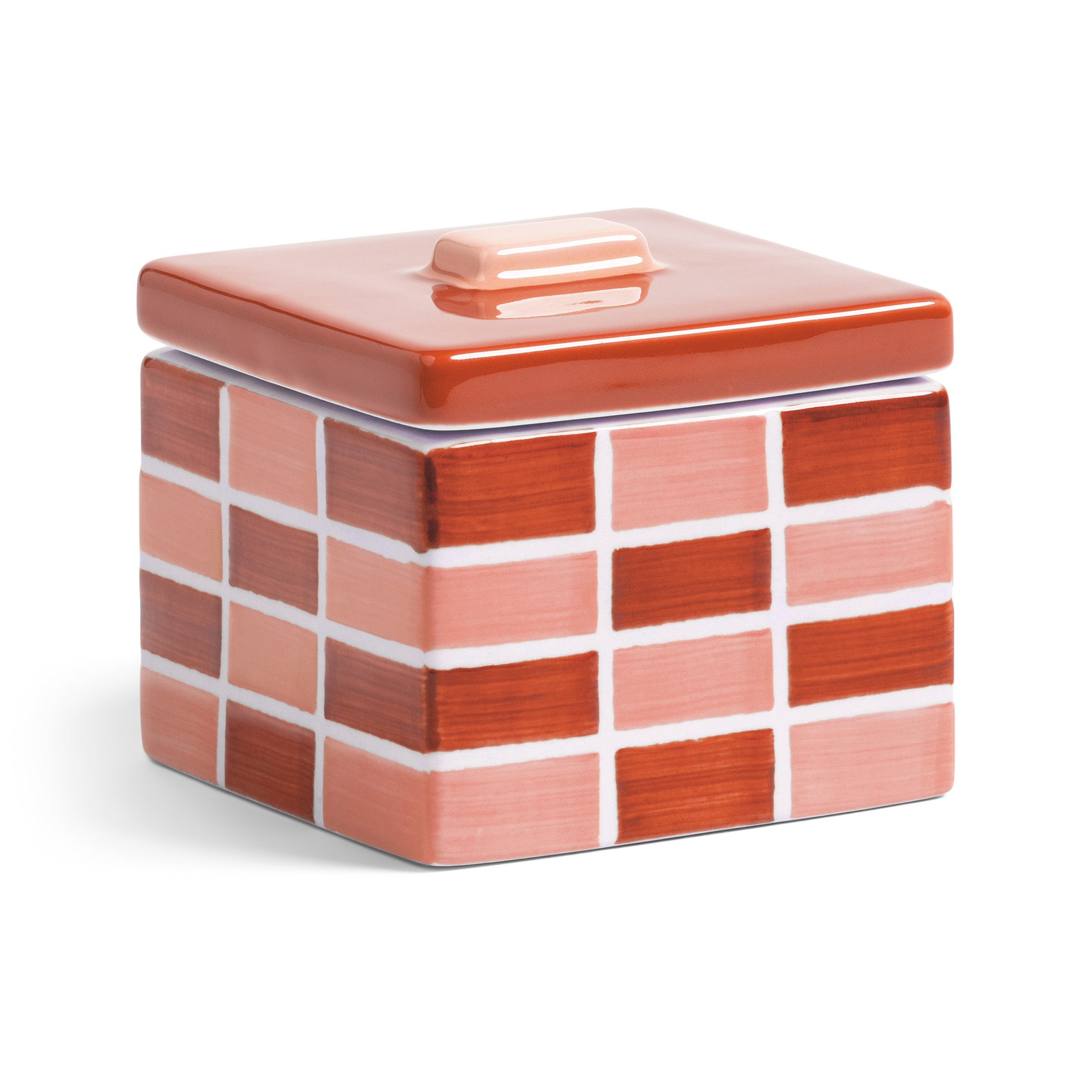 Jar Carré Small in Pink | Trouva (Global)