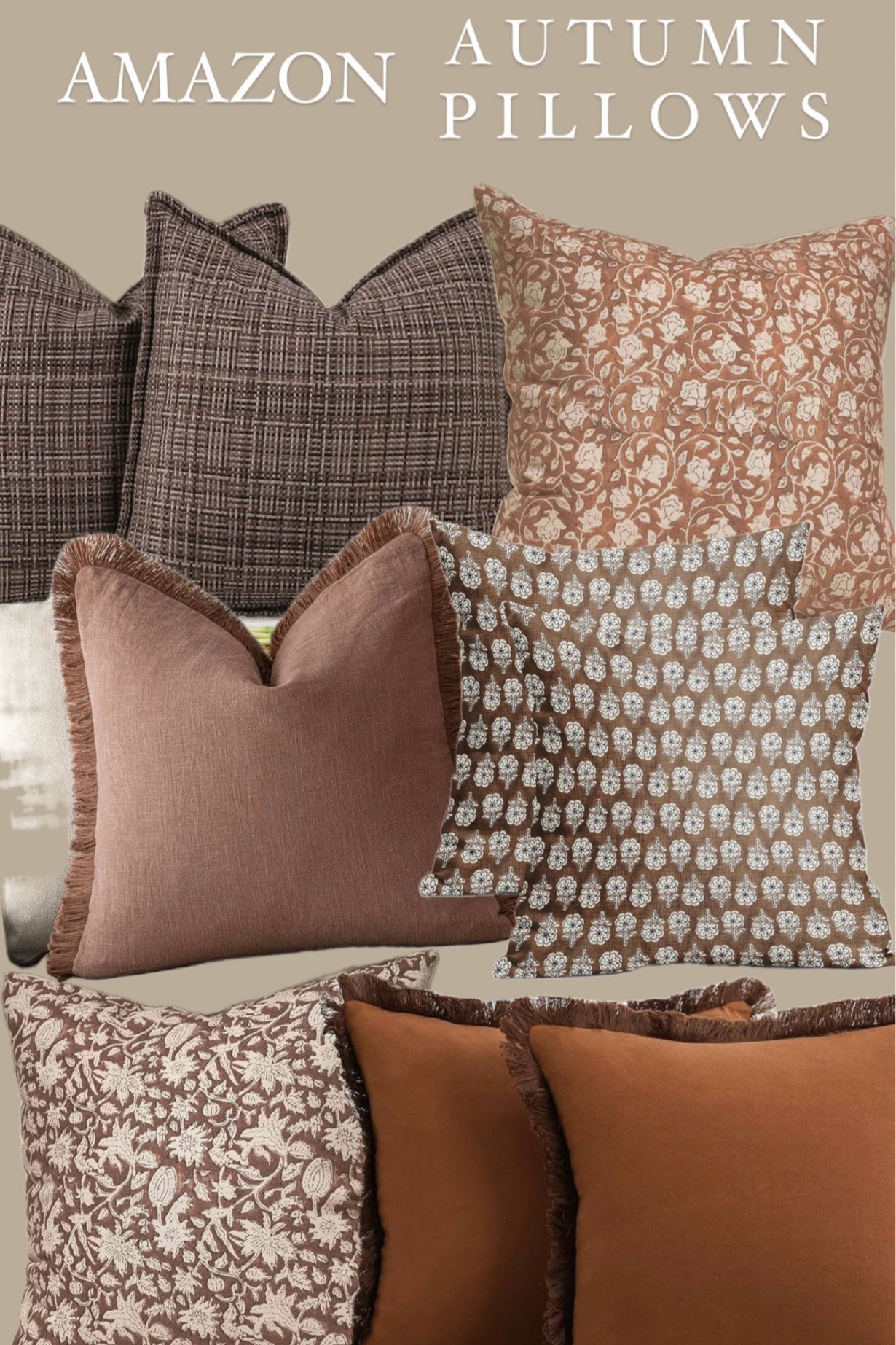Autumn Fall Pillow Covers from Amazon 

#LTKHome #LTKSeasonal