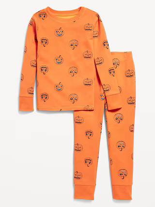 Gender-Neutral Graphic Snug-Fit Pajama Set for Kids | Old Navy (US)