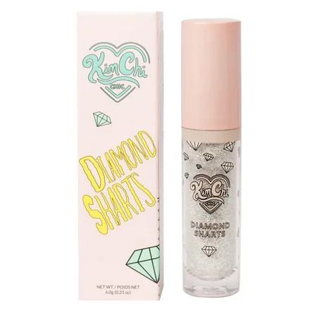 Kimchi Chic Beauty Diamond Sharts Liquid Glitter Eyeshadow Cream Eyeshadow and Body Glitter Makeup 0.21 fl oz - World Dominance C9 | Walmart (US)