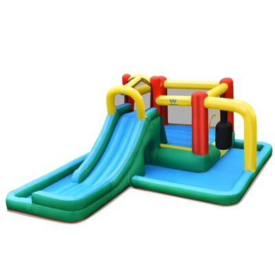 Infans Slide Water Park Climbing Bouncer Pendulum Tunnel Game Without Blower | Target
