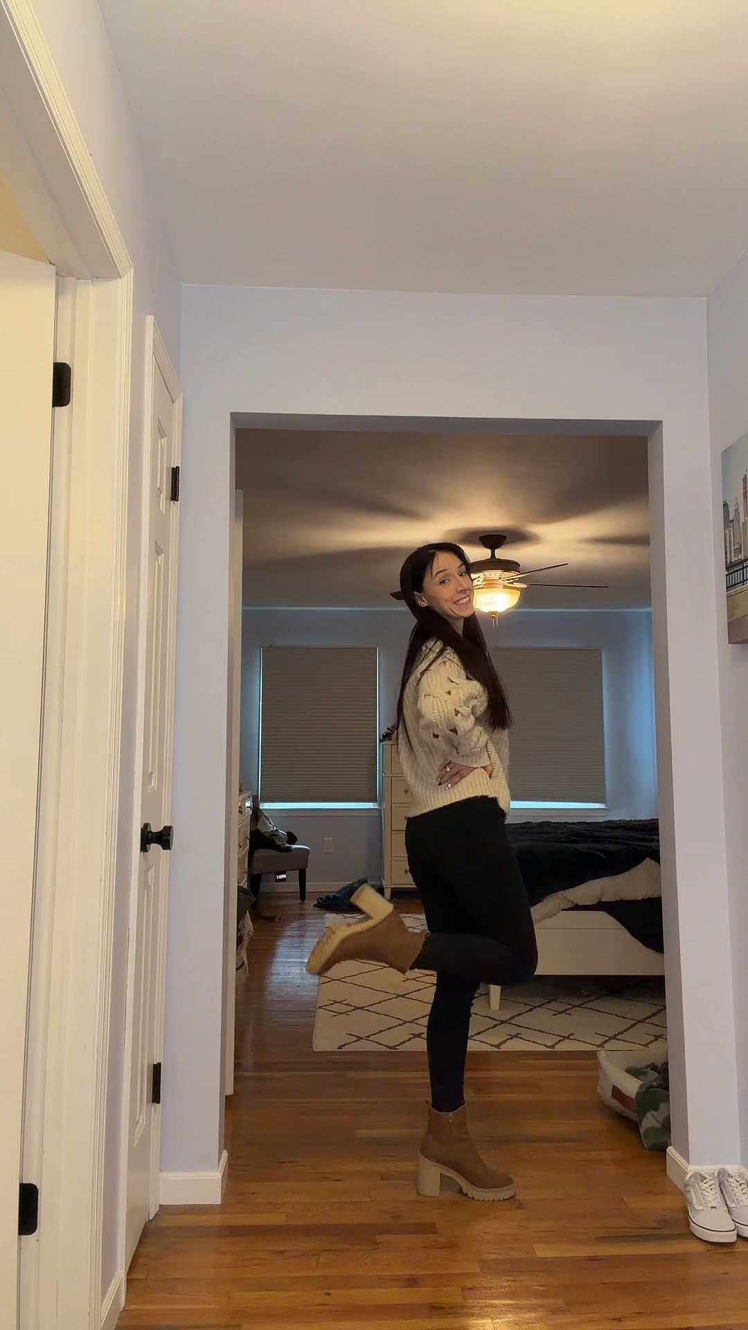 Midweek cozy fit check 🤎 #fyp #ootd #fitcheck 

#LTKStyleTip #LTKWorkwear #LTKSeasonal