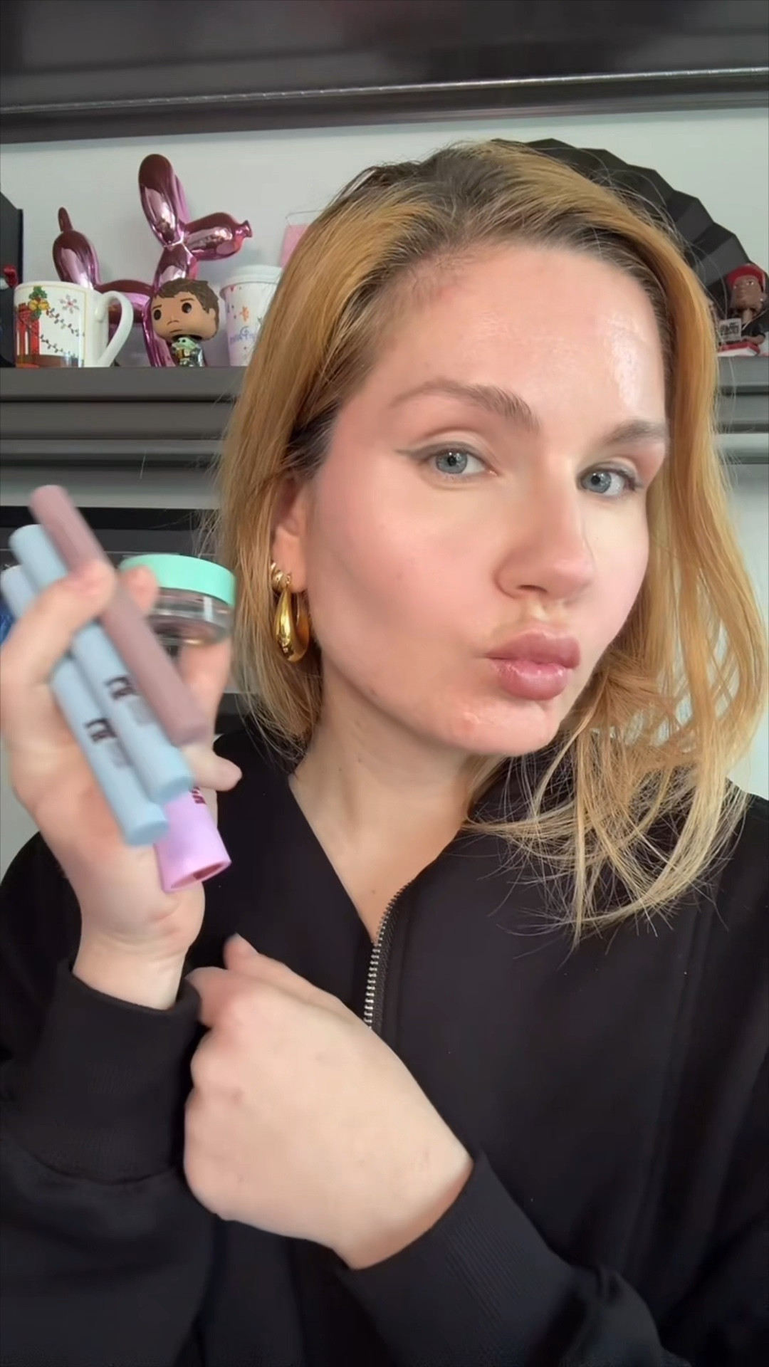 I bought KJH BRAND beauty makeup and i LOVED everything!!! Go to kjhbrand.com . I used: Enigma Prism Lite Lip Crayon; Clear Nano Set Brow Gel; Soft Pink Soft Smudge Lip & Cheek; Lite Pink Rose Clair Hyper Shine

#LTKBeauty