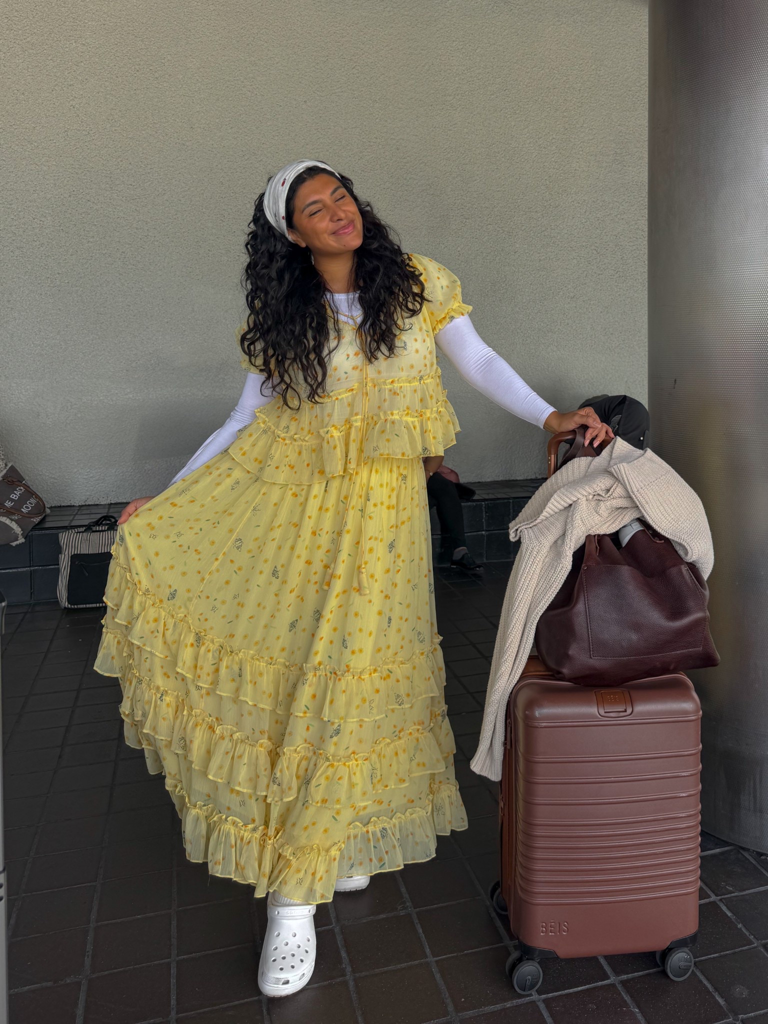 travel outfit of the day 💛✨ 

#LTKTravel