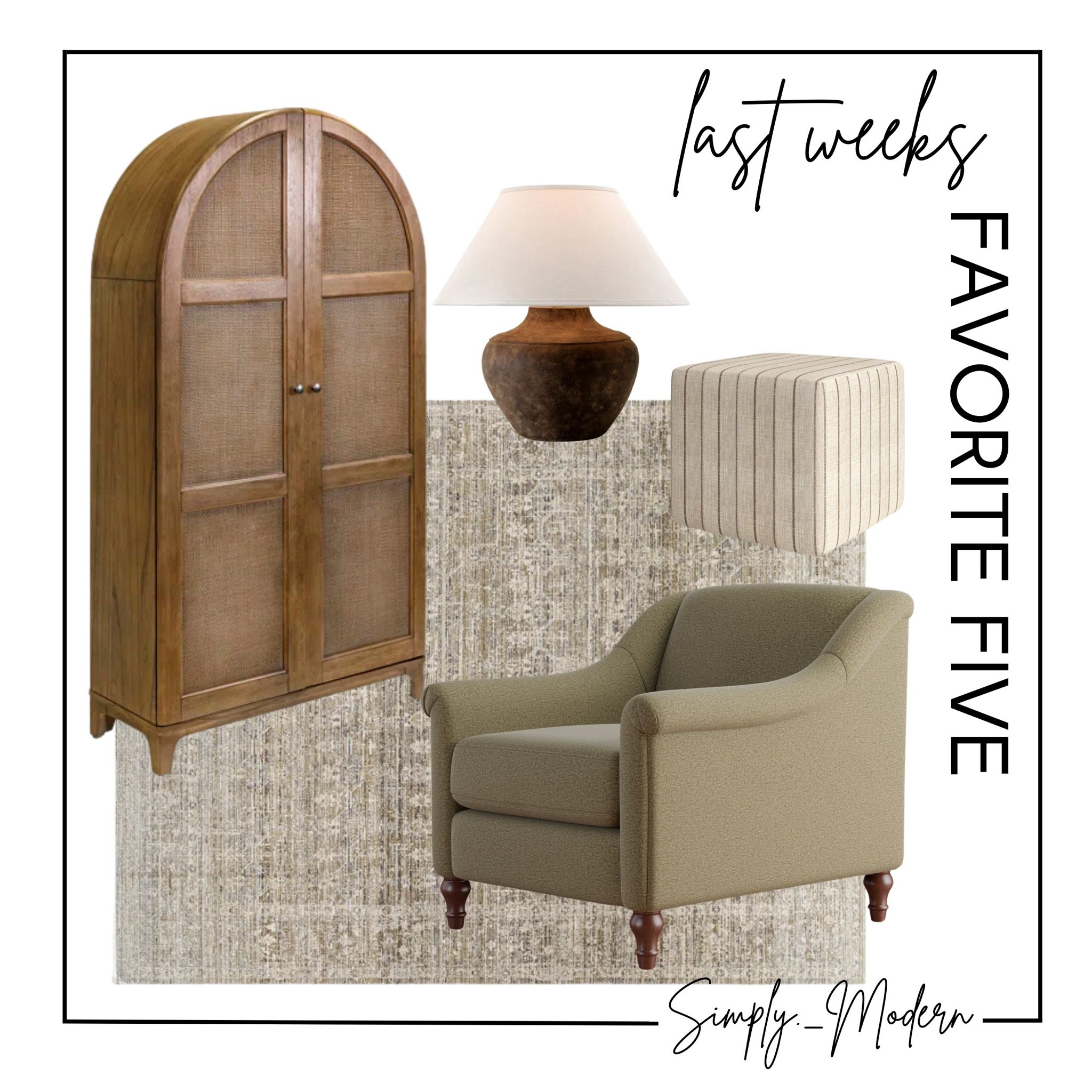 Favorite Five for the week of Dec 23-29, 2024

#LTKHome