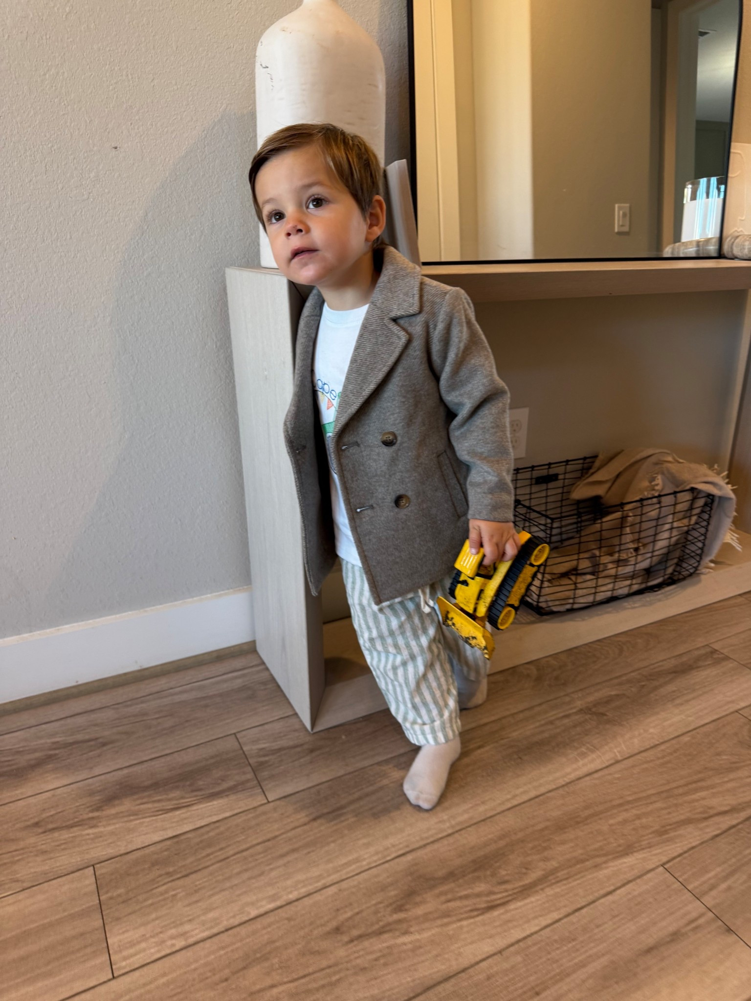 This coat!!!! My little old man 🥹😂

#LTKmomlife #LTKootd #LTKKids