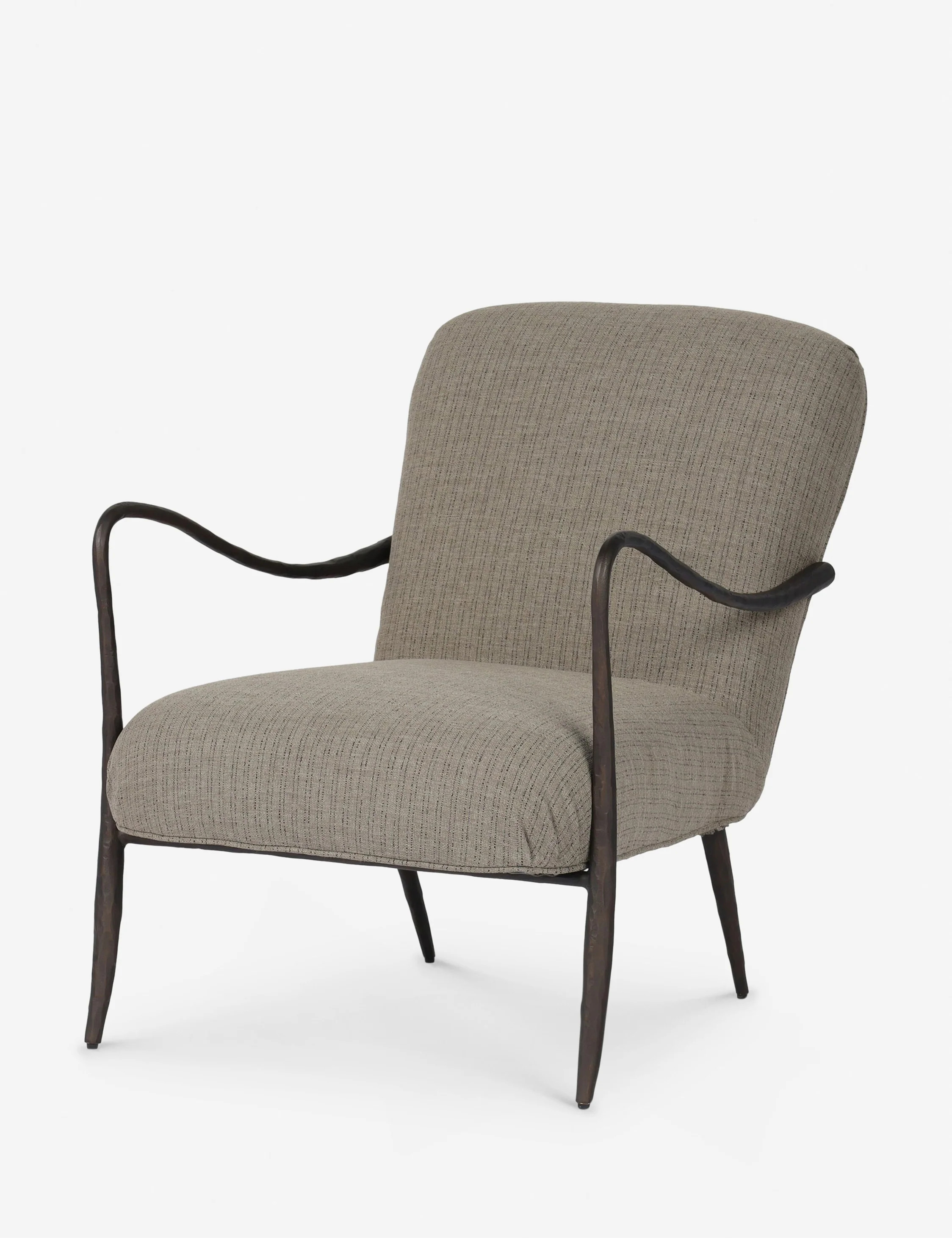 Locke Outdoor Accent Chair by Amber Lewis x Four Hands, Ambro Stripe | Lulu and Georgia 