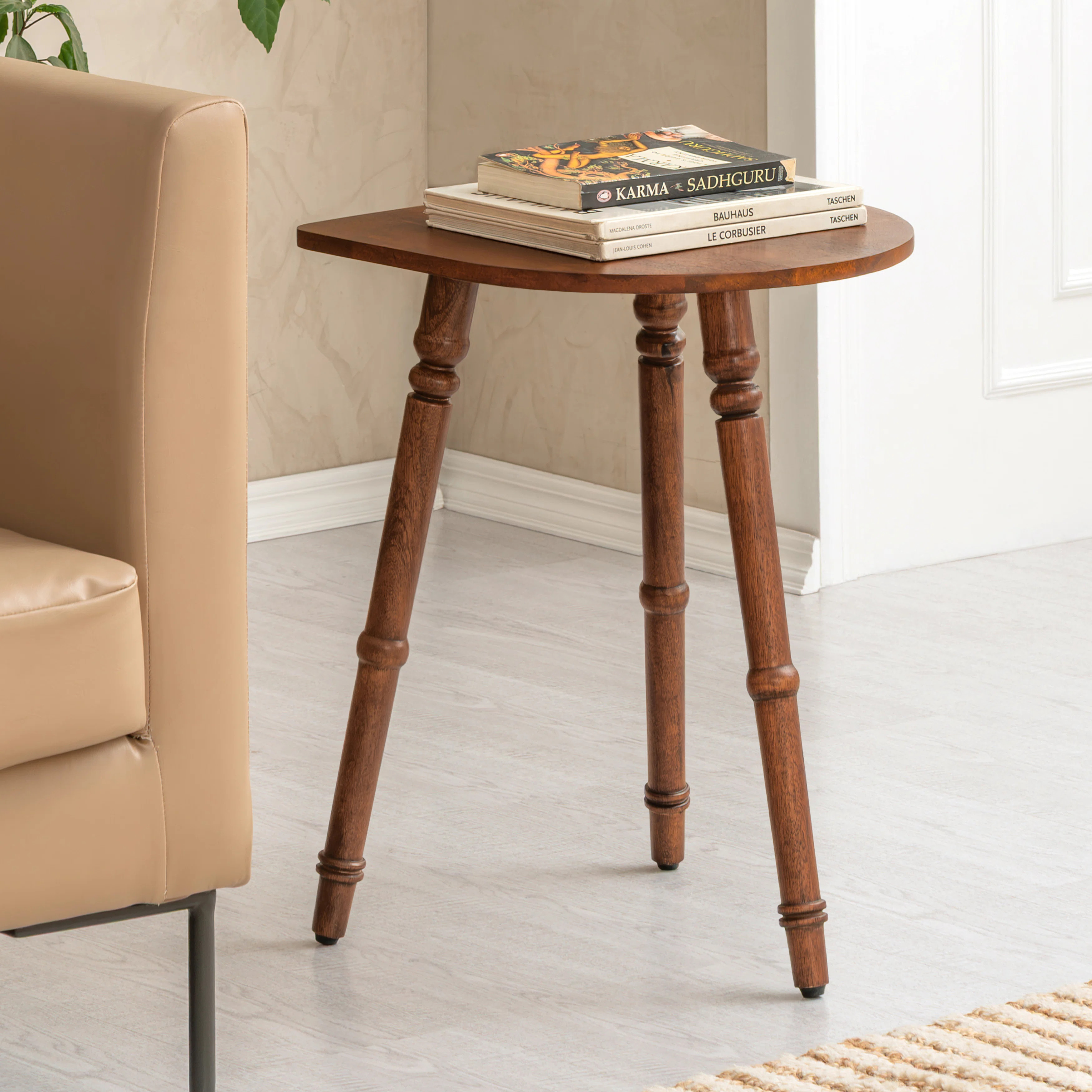 Wade Logan® Freddie Solid Wood Half Moon Top End Table & Reviews | Wayfair | Wayfair North America
