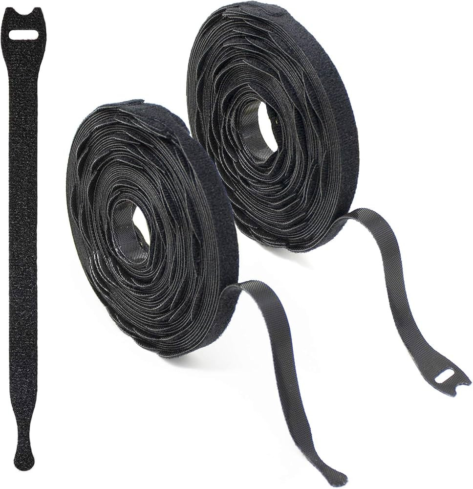 Wrap-It Storage Self-Gripping Cable Ties, 8-inch, 100-Pack (Black) - Cord Ties, Cord Wraps, Cable... | Amazon (US)