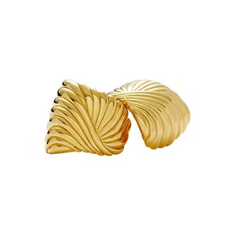 Wavy Ridge Ripple Earrings | Brown Thomas (IE)
