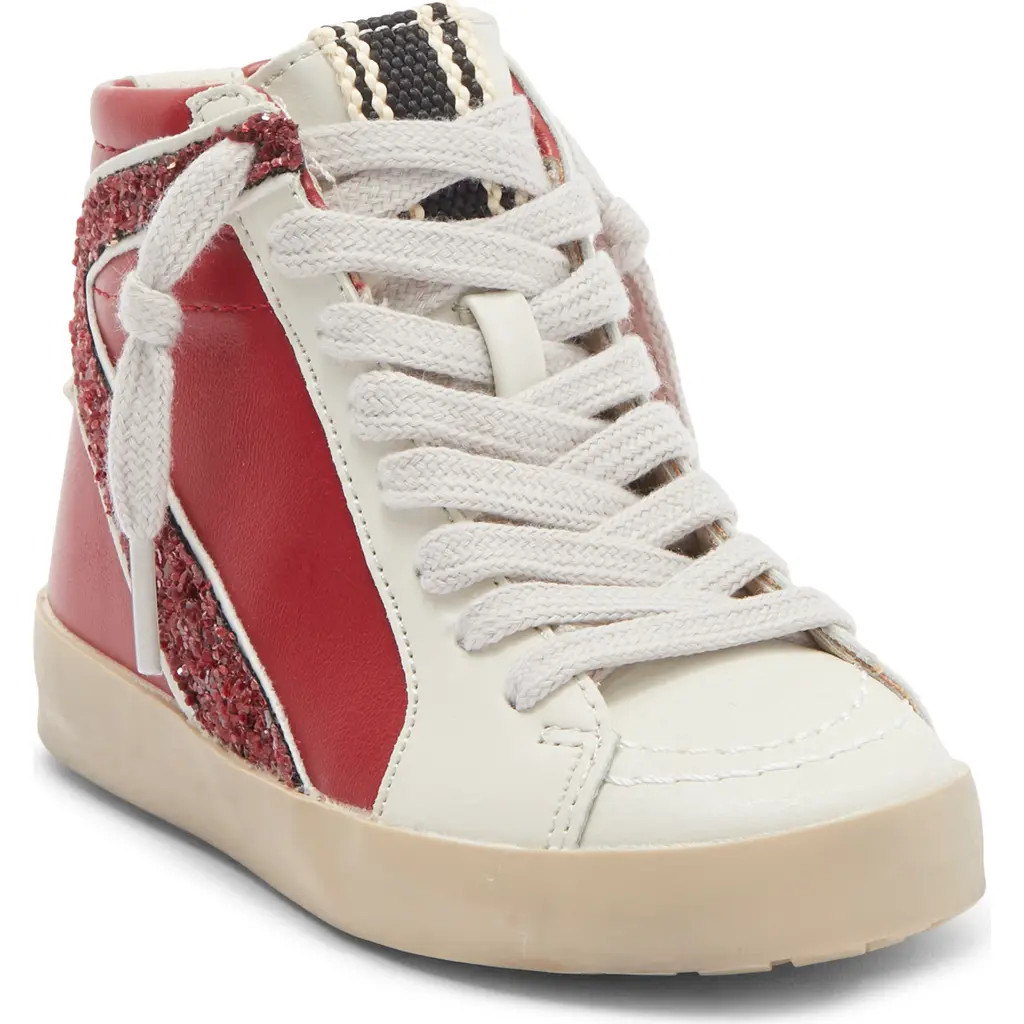 SHUSHOP Kids' Roony High Top Sneaker in Dark Red at Nordstrom Rack, Size 7 | Nordstrom Rack