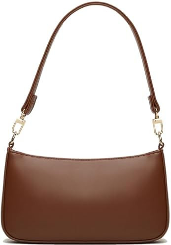NIUEIMEE ZHOU Shoulder Bag for Women Retro Vegan Leather Classic Clutch Tote HandBags Purses with... | Amazon (US)