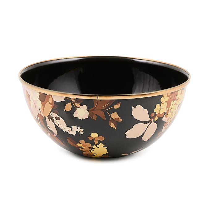 Wild Rose Brown Large Everyday Bowl | MacKenzie-Childs