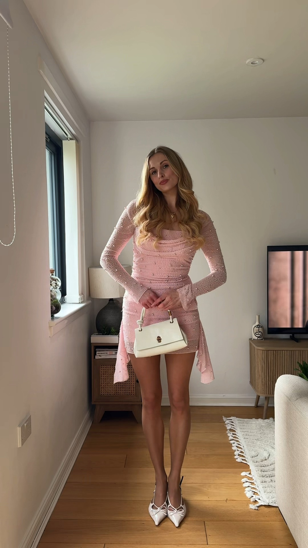 Pink mini dress of my dreams 🤍