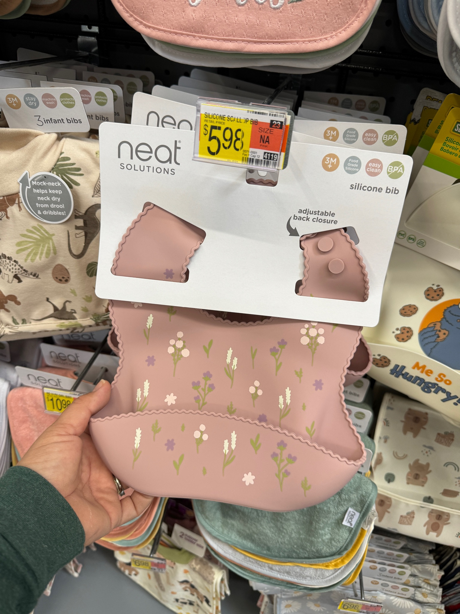 Cute new silicone bib with catch all scoop compartment - brilliant! 

#LTKKids #LTKxWalmart #LTKBaby