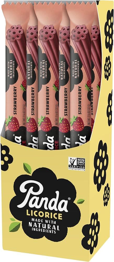 Panda ® | Natural Soft Strawberry Licorice | Licorice Candy Made with Natural Colors and Flavors... | Amazon (US)