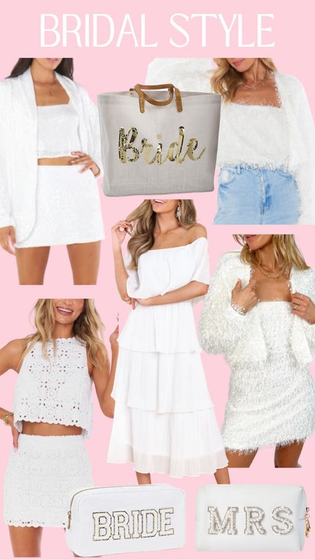 Bridal dress favorites!
White dresses, white style, bride style, bridal outfits 



#LTKwedding #LTKunder100 #LTKunder50