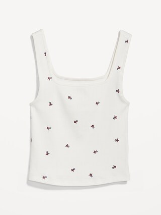 Ultra-Cropped Rib-Knit Tank Top | Old Navy (US)