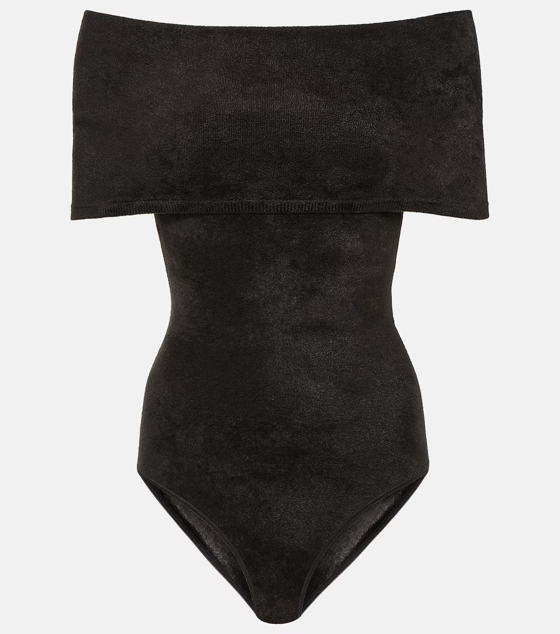 Off-shoulder velvet bodysuit | Mytheresa (UK)