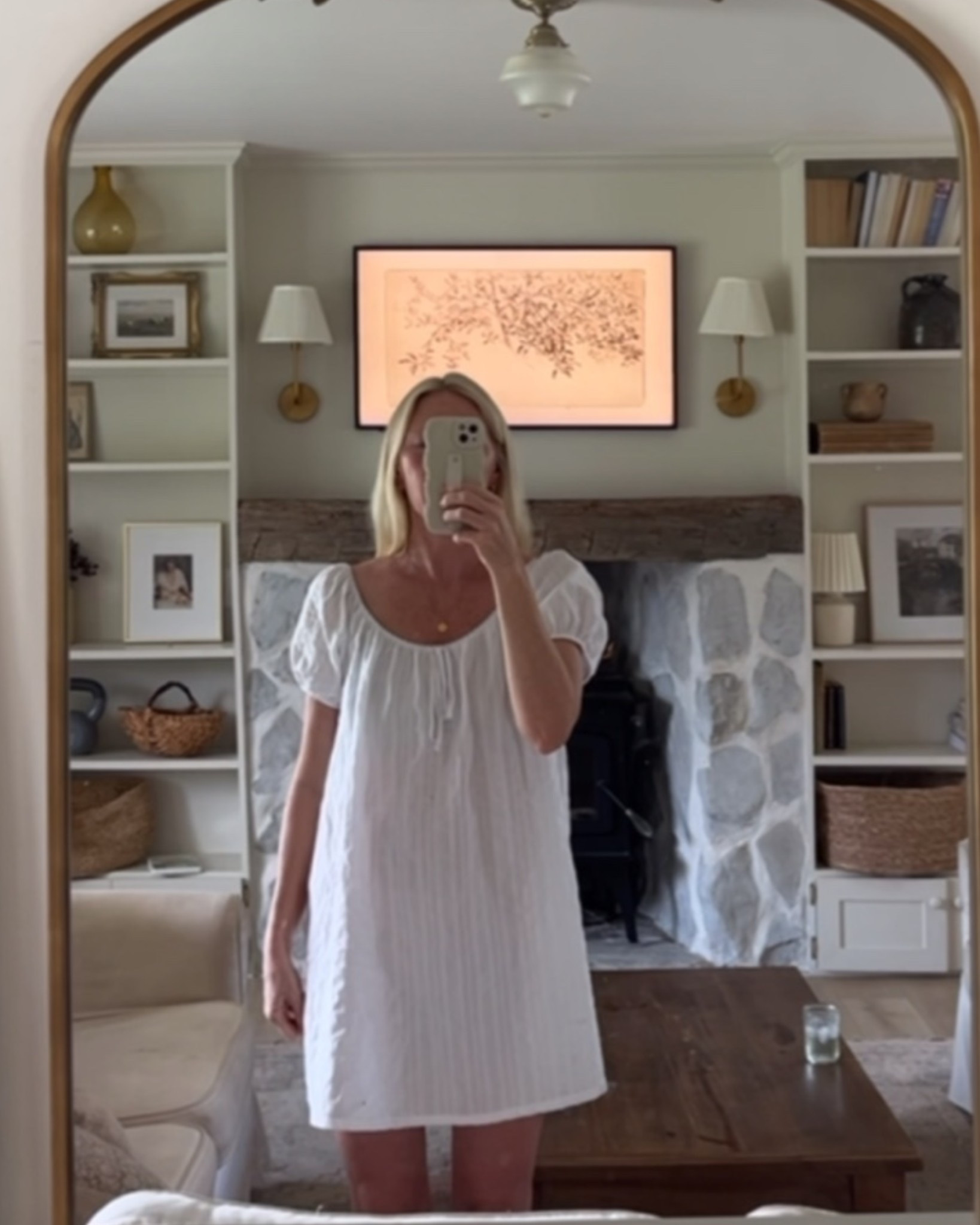 Cotton nightgown I wear during the day too 😉