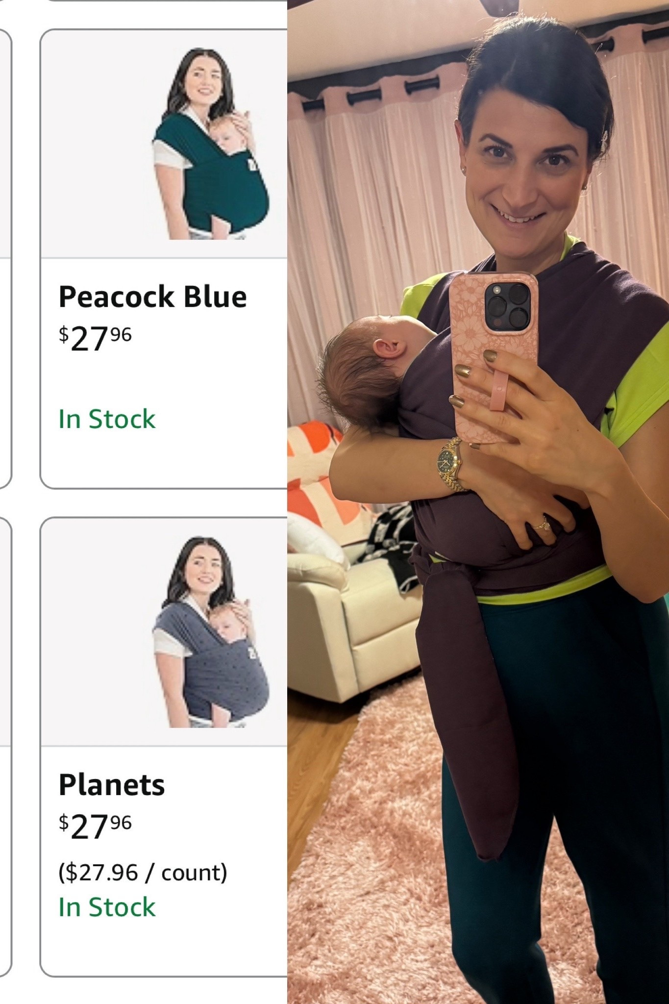 The best baby wrap for under $30! Perfect for your Velcro baby when ya need to be hands free! Comes is so many colors. Mine is called royal purple (but it’s more of a smoky summer grape)

#LTKBump #LTKBaby #LTKFindsUnder50