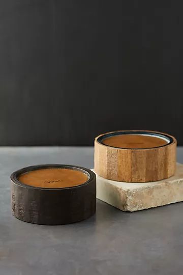 Wood Plank Citronella Candle | Anthropologie (US)