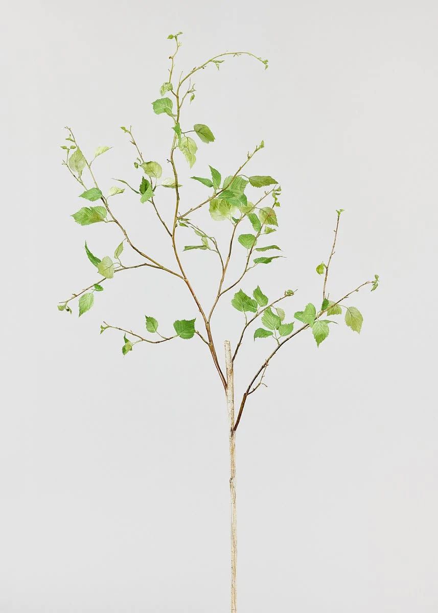 Artificial Birch Leaf Branch - 52 | Afloral