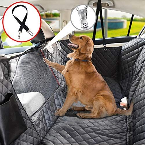 Vailge Dog Seat Cover for Back Seat, 100% Waterproof Dog Car Seat Covers with Mesh Window, Scratc... | Amazon (US)