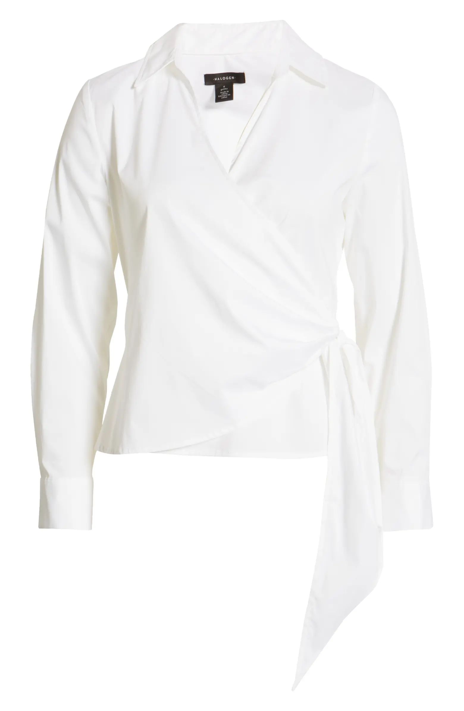 Tie Side Poplin Shirt | Nordstrom