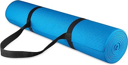 BalanceFrom GoYoga All Purpose High Density Non-Slip Exercise Yoga Mat with Carrying Strap | Amazon (US)